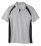 CO-COS コーコス 吸汗速乾半袖ポロシャツ AS-1627 3 シルバー LL