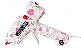 【エクソ】 EXSO GR60H PINK HEART PRINTED HOT MELT GLUE GUN エクソGR60H ピンクのハート プリントのホットメルト接着剤銃PM01073 [並行輸入品