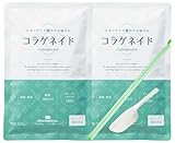 新田ゼラチン コラゲネイド (150g×2袋 / 2か月目安) コラーゲンで健康的なカラダづくりを (顆粒タイプ/コラーゲンペプチド 100%) 溶けやすい 無味無臭 (糖質ゼロ 脂質ゼロ/たんぱく質) 専用スプーン付 スティックジッパー付