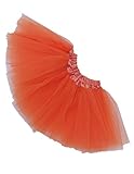 Buenos Ninos キッズ チュチュ ダンススカート フリーサイズ オレンジ [並行輸入品]