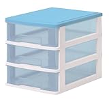 書類収納 ストッキー 書類 整理 ブルー 約W26.4×D34.9×H28.1cm