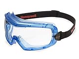 UVEX by Honeywell S3541X Entity Series Goggle with Clear Lens, Translucent Blue Body and Uvextra Ant