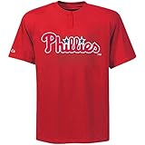 MLB Philadelphia Phillies 2つボタンメンズジャージーシャツ
