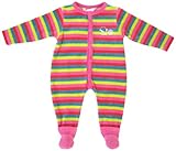 ロサン 足付カバーオール マルチボーダーピンク 3M(3カ月) 32V-P003AD