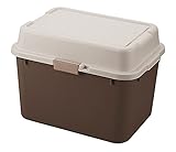 ルームパック (ブラウン, 620幅) 【マルチ収納庫/フタ付/南京錠(別売)取付可能】