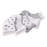 Domybest 5pcs 秋冬 子供 ソックス ベビーソックス 赤ちゃん 新生児 0-6歳 コットン 男の子 女の子 滑り止め 出産祝い 段着 お出かけ 防寒 通園 通学