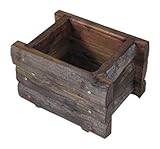 【プランター】アンティク風木製プランター(SSサイズ)