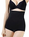 Hioffer(ハイオフア)美尻下着 女性用 補正下着 骨盤ガードル 着圧ショーツ 産後ダイエット ハイウエスト ボディメイク 補正ショーツ M/L ブラック