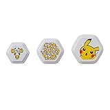 ポケモンセンターオリジナル シール容器セット六角形 Pikachu living & dining