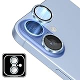 【SinRenn】対応 iPhone 17カメラフィルム カメラカバー キラキラ 9H強化ガラス アルミ合金 レンズ保護 アイフォン17用 カメラ保護 ピカピカ キズ防止 全面保護 耐衝撃 AR高透過率 カメラカバー 黒縁取り 露出オーバー防止 簡単貼り付け 極薄 レンズカバー プロテクター いphone17カメラ保護 (ブルー)