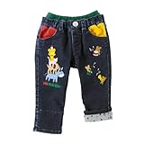 ミキハウス(mikihouse) プッチー＆うさこ☆オーケストラ豪華モチーフストレッチパンツ 100cm インディゴブルー（33）