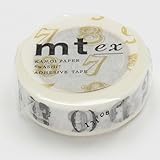 カモ井加工紙 mt ex 数字と記号・黒 R 15mm幅×10m巻き MTEX1P44