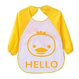 WMHJPビブ ベビー　食事　エプロン　赤ちゃん　長袖　防水