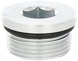 Eaton Weatherhead 7238X16 Carbon Steel Straight Thread O-Ring Adapter, Hex Socket Plug, 1 O-Ring Bos