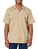 Dickies - - 1574半袖ワークシャツ, 3X-Large, Khaki