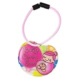 Baby coming soon マタニティマーク マスコットタグ 着脱式 (反射する花柄カラフル)