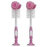 Dr. Brown's Baby Bottle Brush in Pink, 2 Pack by Handi-craft [並行輸入品]