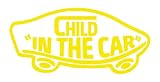 【全16色】人気!チャイルド イン カー ステッカー!Child in car Sticker /車用/シール/ Vinyl/Decal /バイナル/デカール/ステッカー/CIC-1 (黄色) [並行