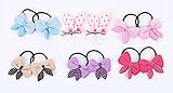 アップアップ（upup）ヘアゴムキッズレディース 子供大人通用　ヘアアクセサリー 髪飾り１２点セット