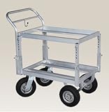 ハラックス 愛菜号 2段積み・2輪自在タイプ CHR-30-2J 前輪 エアータイヤ(2.50-4A) 後輪 エアータイヤ(2.50-4A自在)