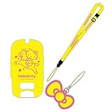 ハローキティ iDress キッズケータイ HW-01D シリコンカバーセット イエローセット HW01D-KT3