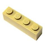 LEGO パーツとピース1×4 バルクブロック b. 20 Pieces 3010-Tan-20