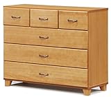 チェスト 桐 ナチュラル　90 ロータイプ　国産　完成品