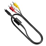 EG-CP16 AV A/V オーディオビデオケーブル 交換用 8ピン AV 3RCA S-ビデオコード Nikon CoolPix AW100 AW110 L840 L830 L820 L810 S9100 S1200pj D7100 D3200 D3300 D5200 D5300 その他モデル(4フィート)。