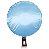 PURE-O 扇風機カバー 洗える 扇風機 収納 カバー 扇風機保存袋 防水 防塵 ホコリや汚れから守る ブルー