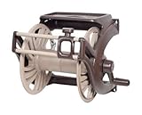 NeverLeak by Ames 225' Poly Wall Mount Hose Reel with Manual Hose Guide and Tray - 2415500 [並行輸入品]