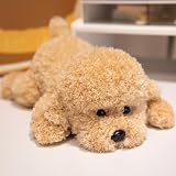犬ぬいぐるみ ぬいぐるみ トイプードル 抱き枕 縫い包み 本物そっくり プレゼント テディドッグ ライトブラウン お祝い 48cm ふわふわぬいぐるみ もちもち 癒し 装飾品 入学祝い 入園祝い 彼女へ