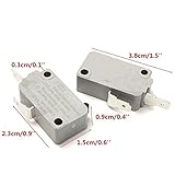 2個のマイクロ波オーブンKW3Aドアマイクロスイッチは通常DR52 125V / 250V用に開きます