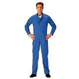 山田辰 【腰部ジャバラ加工】 メンズ ツナギ服 K20000-720 スカイブルー M