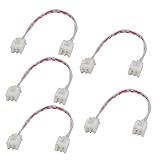 uxcell　接続ケーブル　ピンヘッダー　デュアルエンド　XH2.54　2P　メスコネクタ　10cm長さ　5個入り