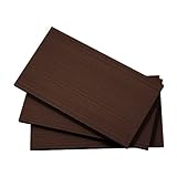 BONワイドデスク専用上置棚幅150 棚板のみ 棚板 〔3枚セット〕 ダークブラウン