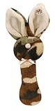 Stephan Baby Plush Fleece Bunnie Post Rattle, Camo Print by Stephan Baby