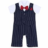 (フィーショー)FEESHOW ベビー ボーイズ ロンパース 冠婚葬祭 おしゃれ フォーマルスーツ タキシード おしゃれ着 洋服 上下２点セット ネイビー 90（12-18ヶ月）