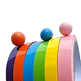 テープボール スティッキーボール 2.4cm テープ ボールテープ 粘着 テープボール用テープ 指遊び おもちゃ 暇つぶし 大人 子供 ストレス発散 DIY 玩具 プレゼント(6ロール)