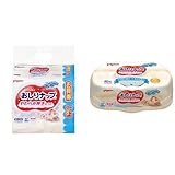 【セット買い】 ピジョン おしりナップ やわらか厚手仕上げ 詰めかえ用 80枚入×8個パック + ボックス 80枚入