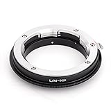 (バシュポ) Pixco マウントアダプター Leica M レンズ- Nikon (D)SLRマウントカメラ対応(Leica M- Nikon (D)SLR D7200 D810A D5500 D750 D810 D4S D3300 Df)