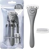 Schick(シック) シックファースト シェービング ホルダー（刃付き＋替刃１コ） アッシュグレー 髭剃り カミソリ