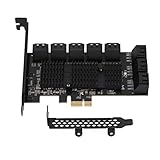 PCIE-SATA3.0アダプタカード S 拡張ボード 6Gbps PCIE 1X to 3.0 16ポート拡張カード 拡張カード 増設ボード 拡張アダプタカード
