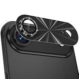 Woxuyee カメラフィルム iPhone Air 用 キラキラ 全面保護 いphone air カメラ保護 ピカピカ 黒縁取り 露出オーバー防止 9H強化ガラス キズに強い カメラカバー 超高透過率 アイフォン air レンズカバー プロテクター ブラック