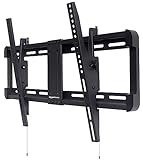 Amazonベーシック テレビ壁掛け金具 チルト 水平ポスト設置レベリング付 32~86インチ対応 ブラック
