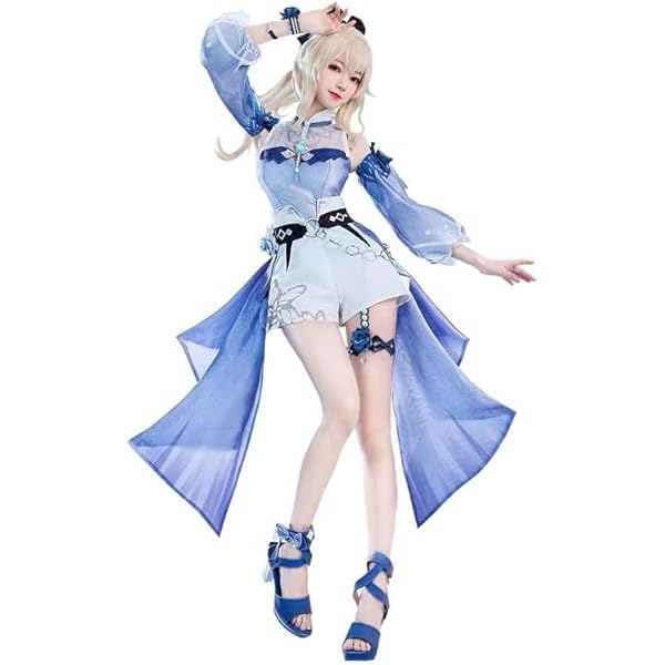 原神 ジン コスプレ 衣装 ウィッグ、靴付きフルセット 水着スキン 海風の夢 Amazon.co.jp: 神併良品 ジン 水着 コスプレ 海風の夢 原神