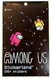 Among Us (アモング・アス) Sticker Book 4Sheets Over 295 Stickers (シール) [並行輸入品]