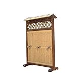 屋根付垣（竹垣フェンス）　角型　W88cm×H126cm