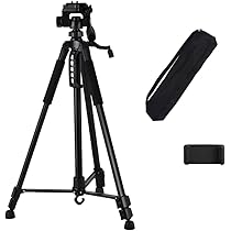 Amazon | スマホ三脚 カメラ三脚 3段階伸縮60cm-168cm 3WAY雲台