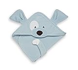 GUND Babygund Spunky Baby Hooded Towel, Spunky Peek A Blue, 30'' By 30'' by GUND