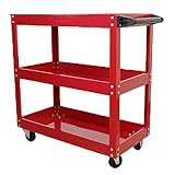 工具カート ツールカート 3段式 ワゴン 工具台車 ツールワゴン キャスター付き